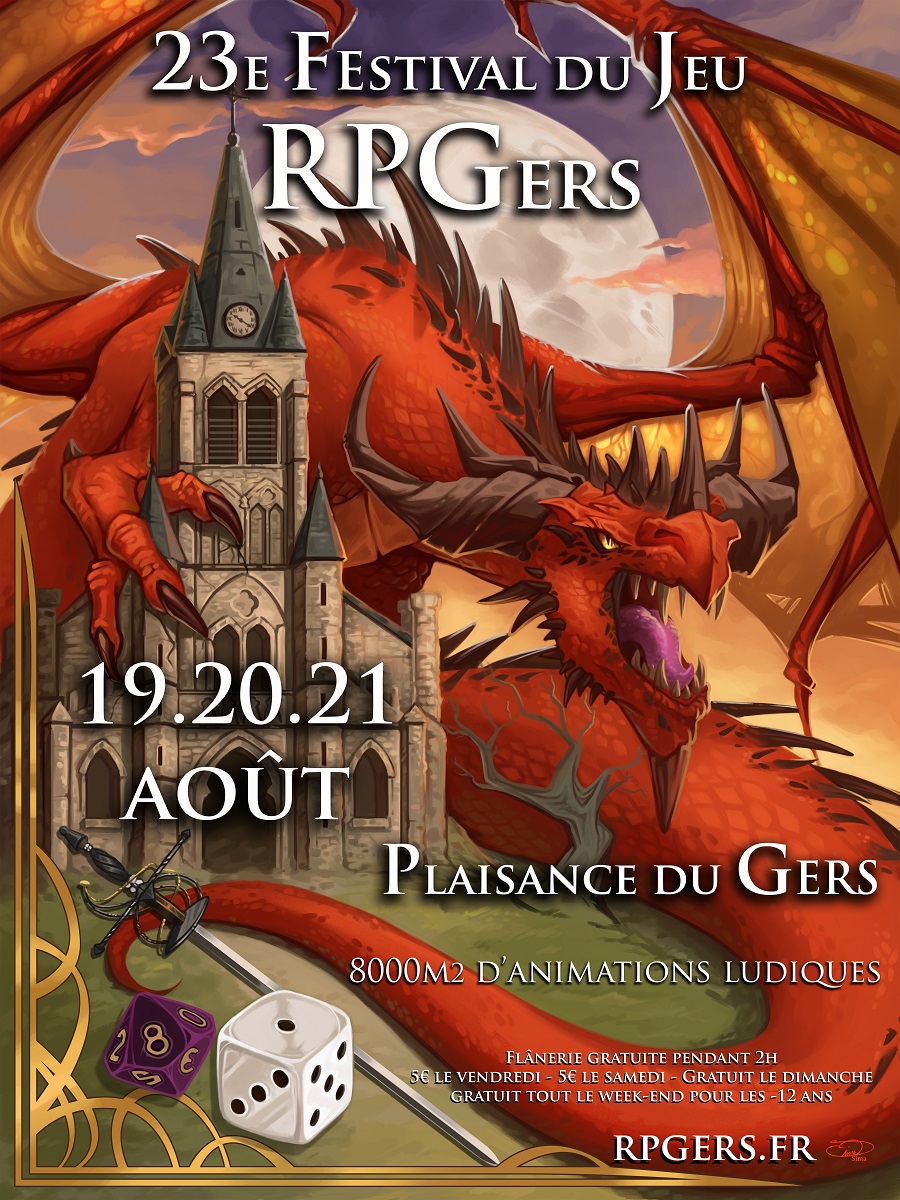 Affiche Festival du Jeu - RPGers 2022